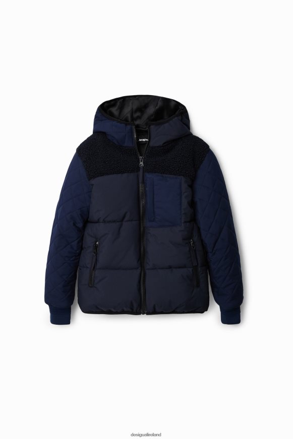 Desigual Boy Padded hooded jacket Clothing PFVZ0B1870