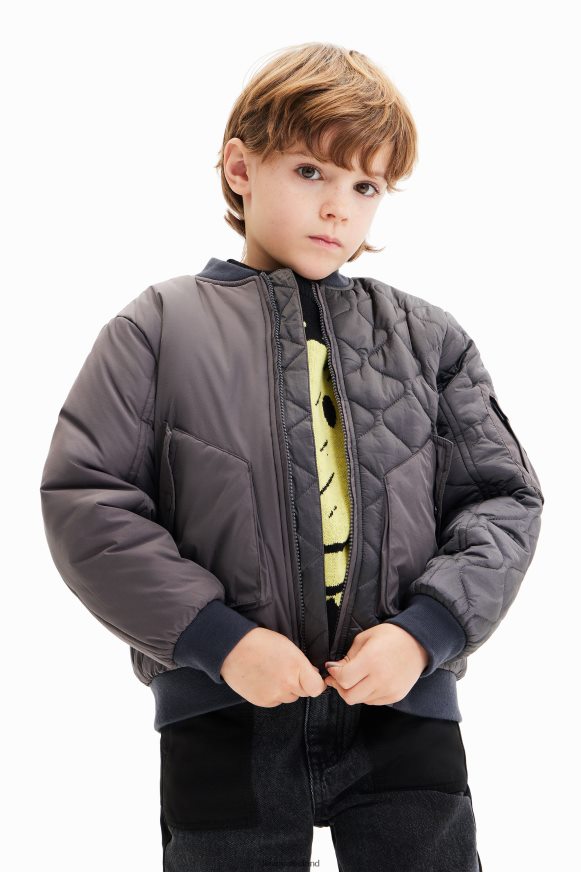 Desigual Boy Quilted patch jacket Clothing PFVZ0B1747