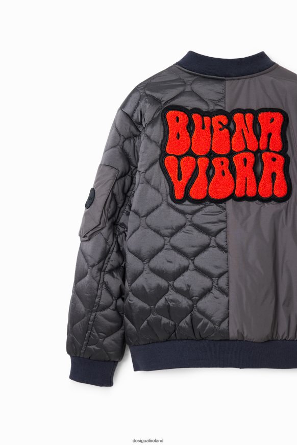 Desigual Boy Quilted patch jacket Clothing PFVZ0B1747