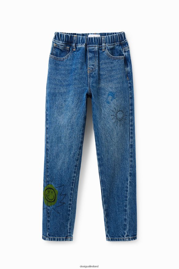 Desigual Boy Smiley Jeans Clothing PFVZ0B1848