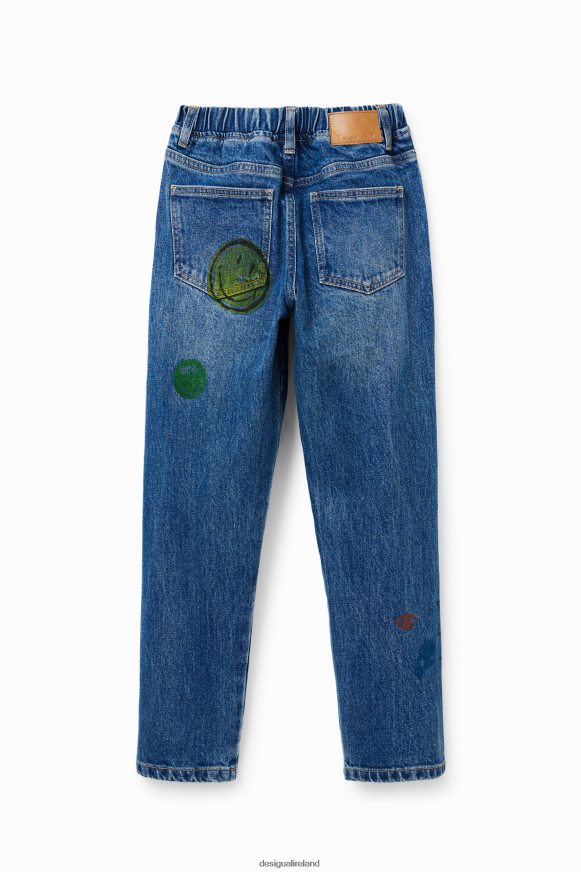 Desigual Boy Smiley Jeans Clothing PFVZ0B1848