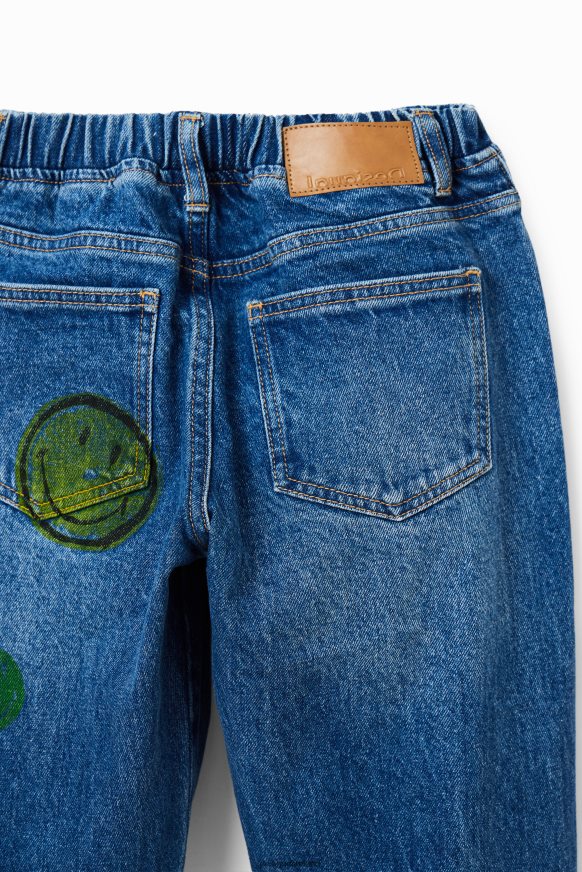 Desigual Boy Smiley Jeans Clothing PFVZ0B1848