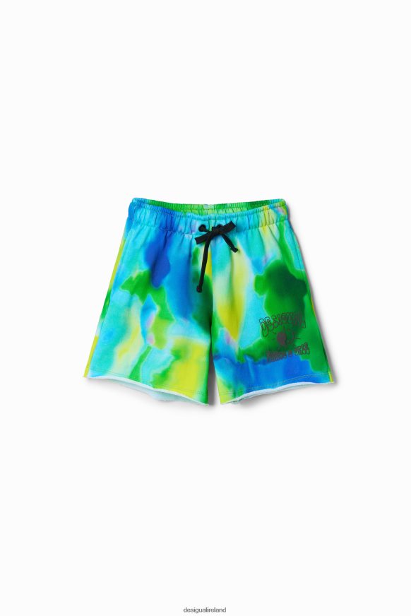 Desigual Boy Watercolour jogger Bermuda shorts Clothing PFVZ0B1743