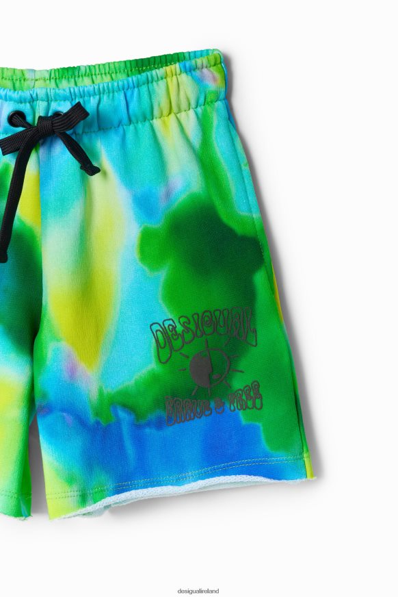 Desigual Boy Watercolour jogger Bermuda shorts Clothing PFVZ0B1743