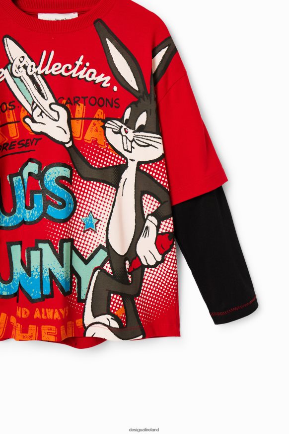 Desigual Boy Bugs Bunny double-sleeve T-shirt Clothing PFVZ0B1796