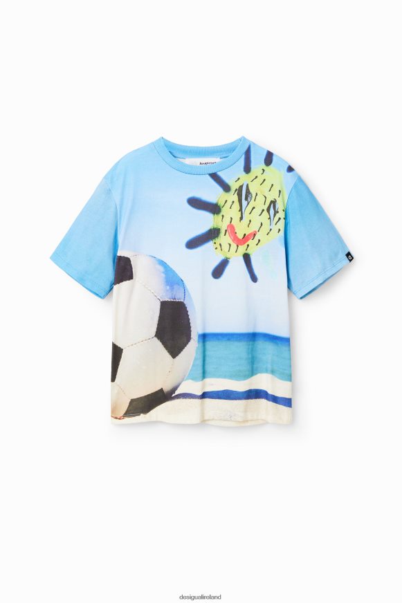Desigual Boy Football photographic T-shirt Clothing PFVZ0B1809