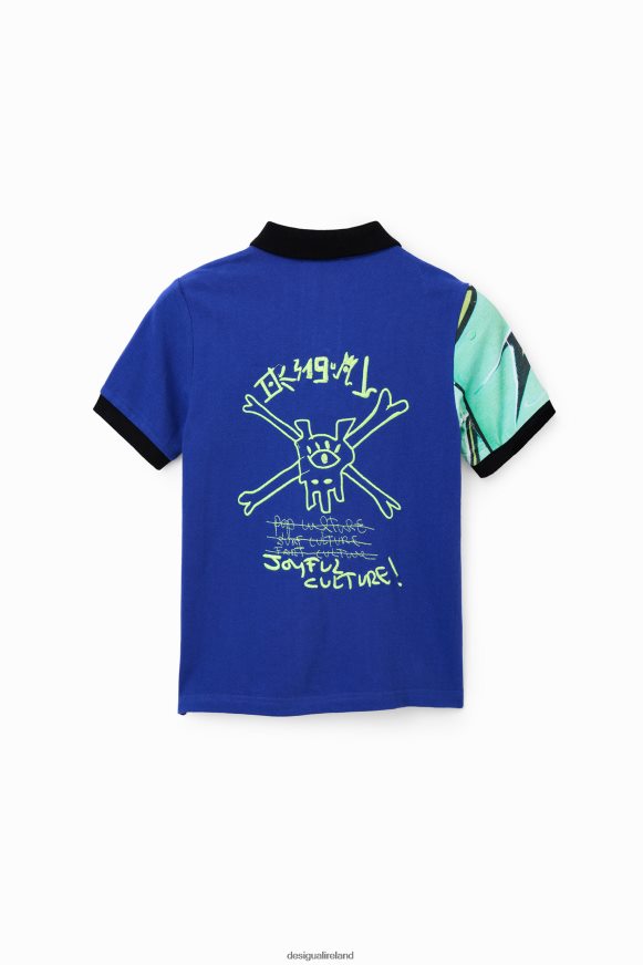 Desigual Boy Graffiti short-sleeve polo shirt Clothing PFVZ0B1823