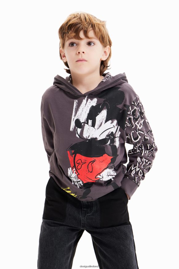Desigual Boy Mickey Mouse hooded T-shirt Clothing PFVZ0B1753