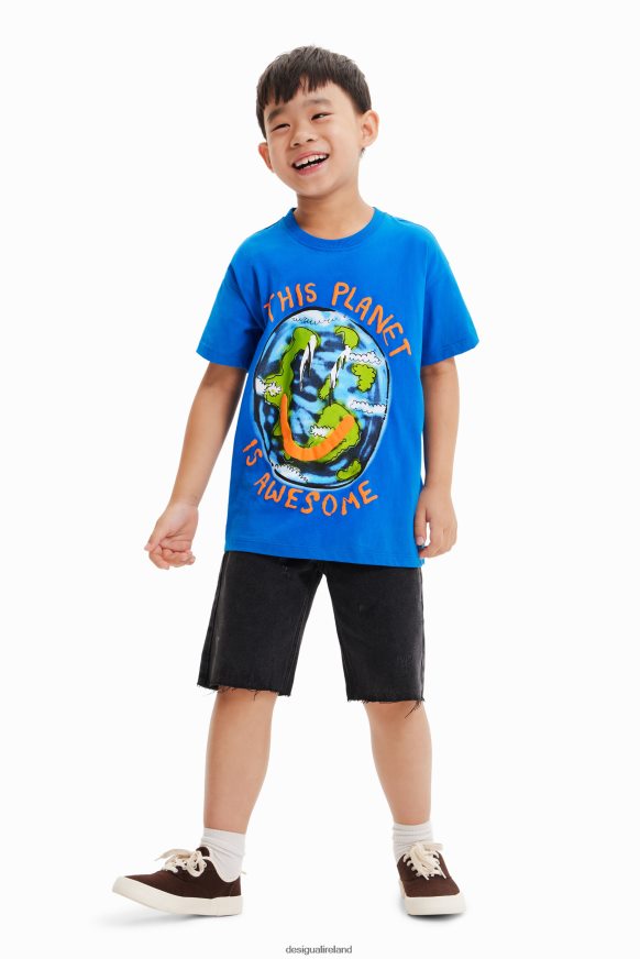 Desigual Boy Oversize planet T-shirt Clothing PFVZ0B1792
