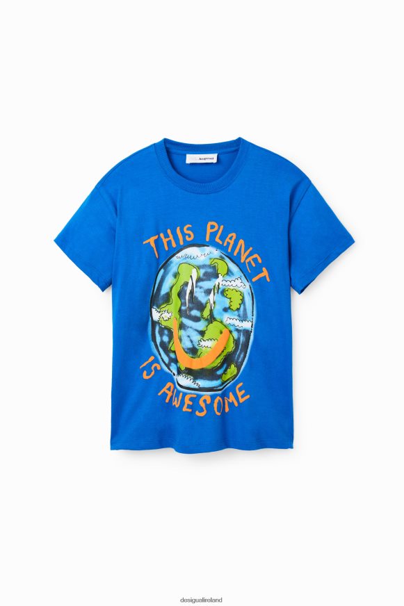 Desigual Boy Oversize planet T-shirt Clothing PFVZ0B1792
