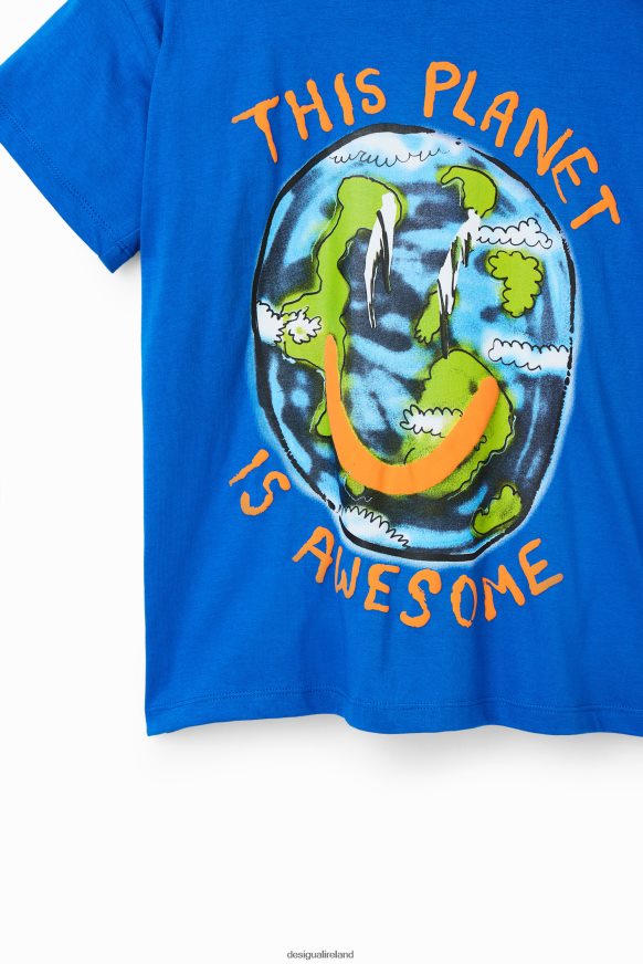 Desigual Boy Oversize planet T-shirt Clothing PFVZ0B1792