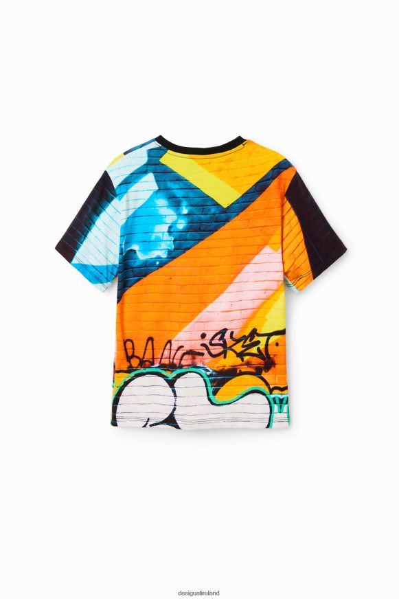 Desigual Boy Photographic graffiti T-shirt Clothing PFVZ0B1814