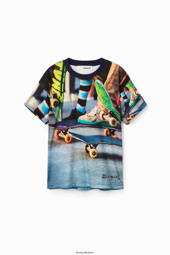 Desigual Boy Photographic skate T-shirt Clothing PFVZ0B1888