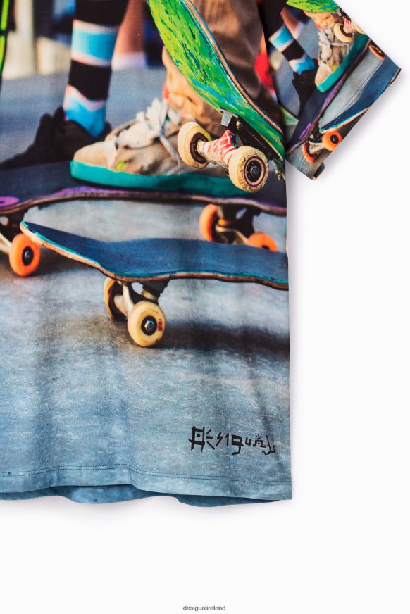 Desigual Boy Photographic skate T-shirt Clothing PFVZ0B1888