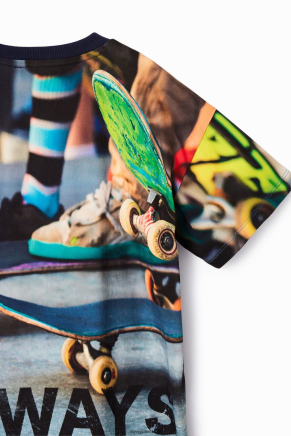 Desigual Boy Photographic skate T-shirt Clothing PFVZ0B1888