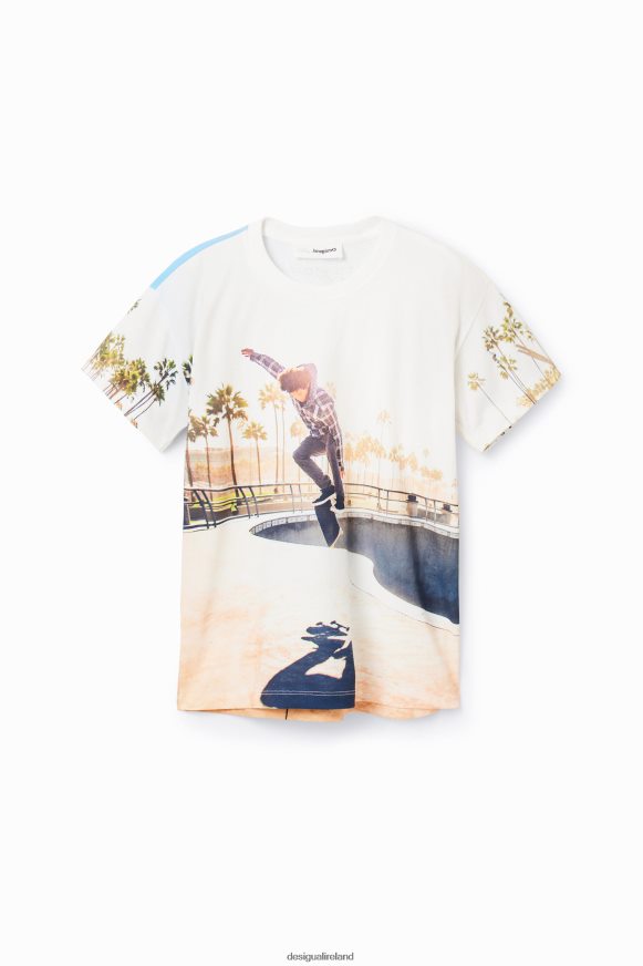 Desigual Boy Photographic skater T-shirt Clothing PFVZ0B1858