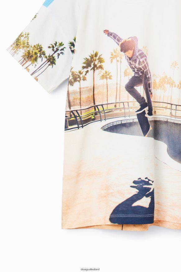 Desigual Boy Photographic skater T-shirt Clothing PFVZ0B1858