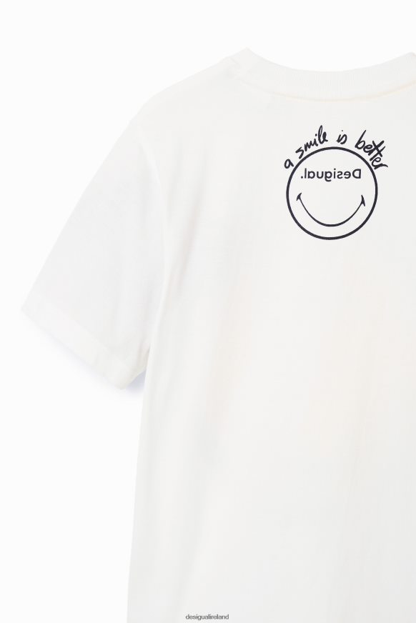 Desigual Boy Short-sleeve Smiley T-shirt Clothing PFVZ0B1782