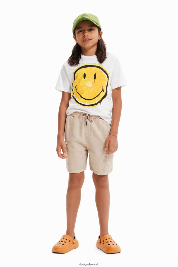Desigual Boy Short-sleeve Smiley T-shirt Clothing PFVZ0B1782