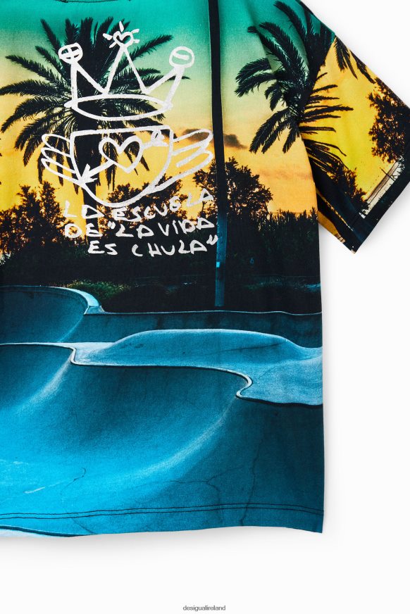 Desigual Boy Skate park glossy T-shirt Clothing PFVZ0B1794