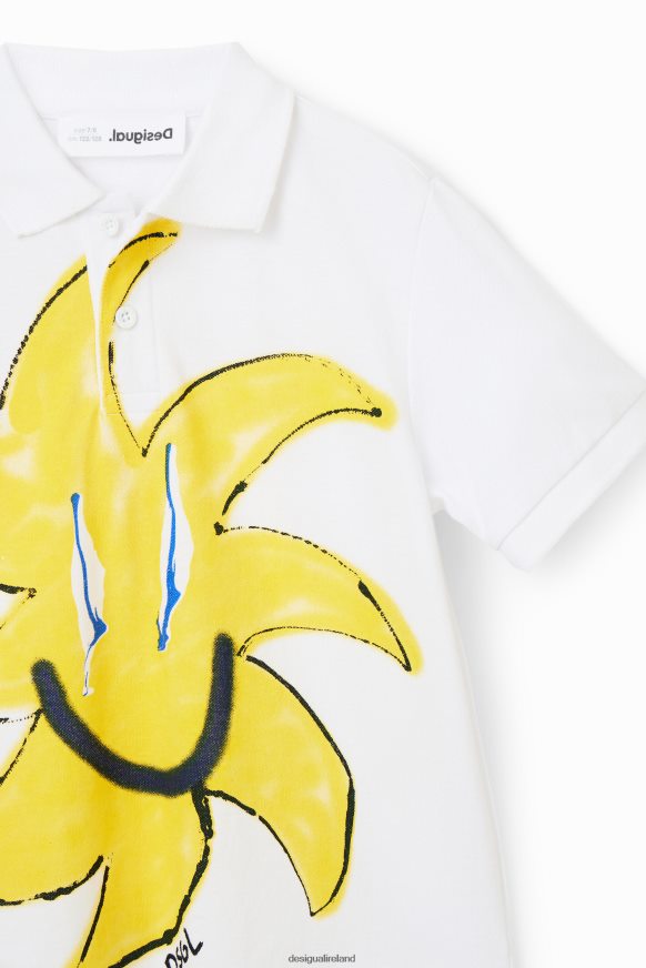 Desigual Boy Sun knit polo shirt Clothing PFVZ0B1754