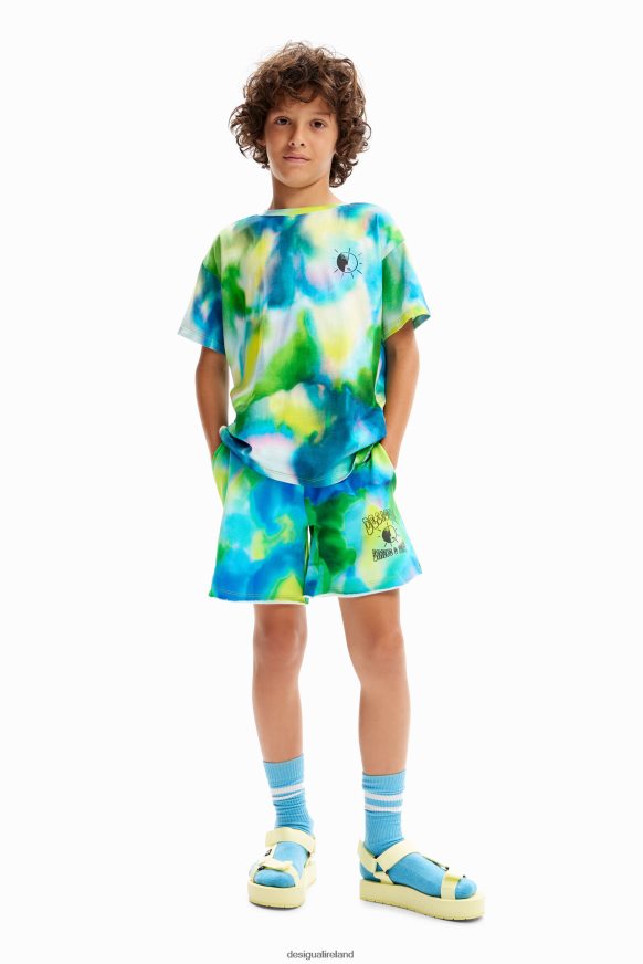 Desigual Boy Watercolour message T-shirt Clothing PFVZ0B1720