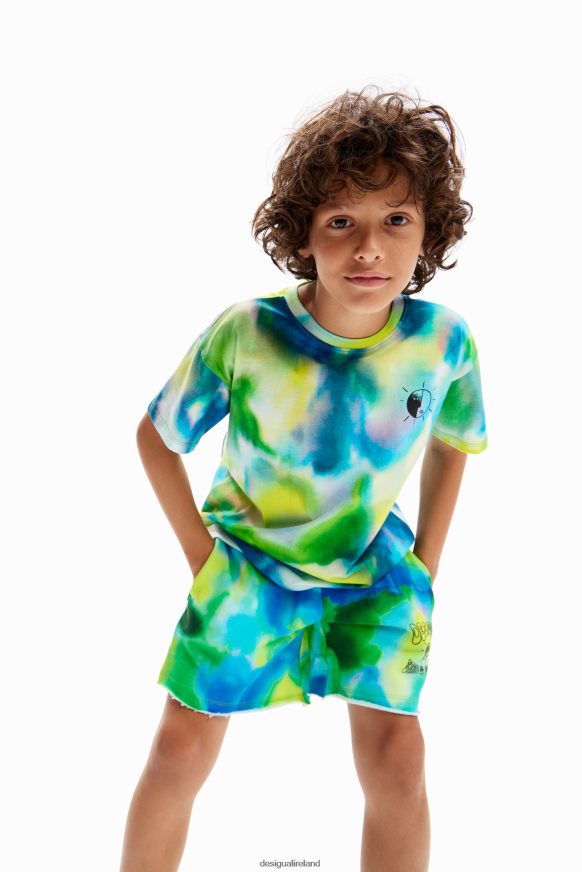 Desigual Boy Watercolour message T-shirt Clothing PFVZ0B1720