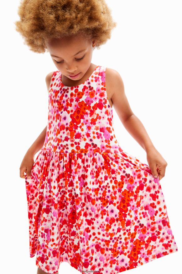 Desigual Girl Floral print dress Clothing PFVZ0B1768