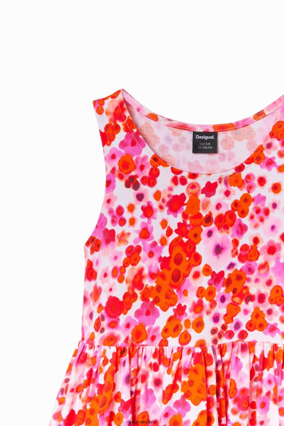 Desigual Girl Floral print dress Clothing PFVZ0B1768