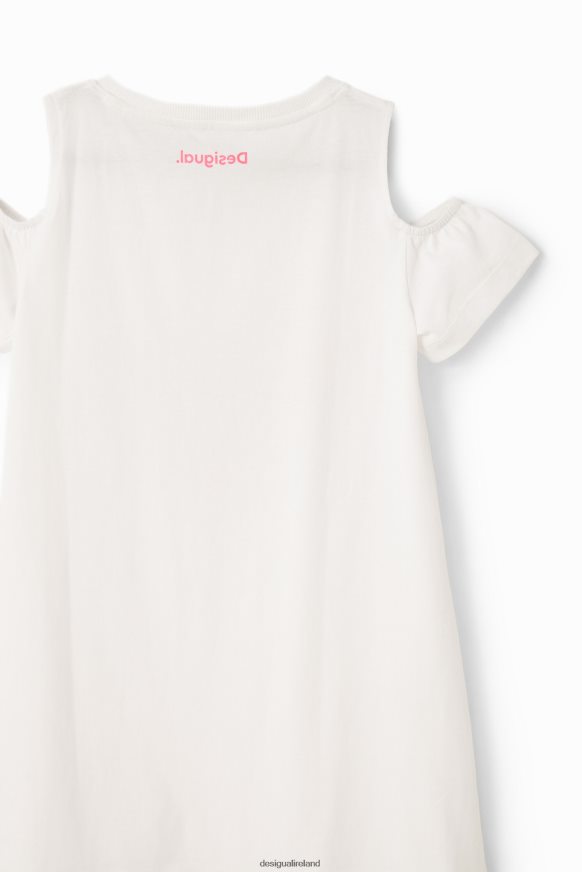 Desigual Girl Heart cut-out T-shirt dress Clothing PFVZ0B1842