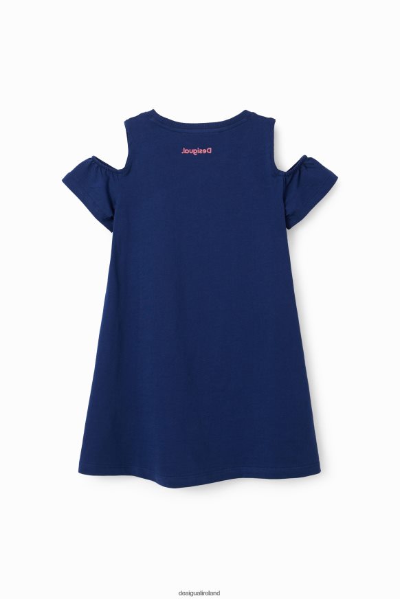 Desigual Girl Heart cut-out T-shirt dress Clothing PFVZ0B1865