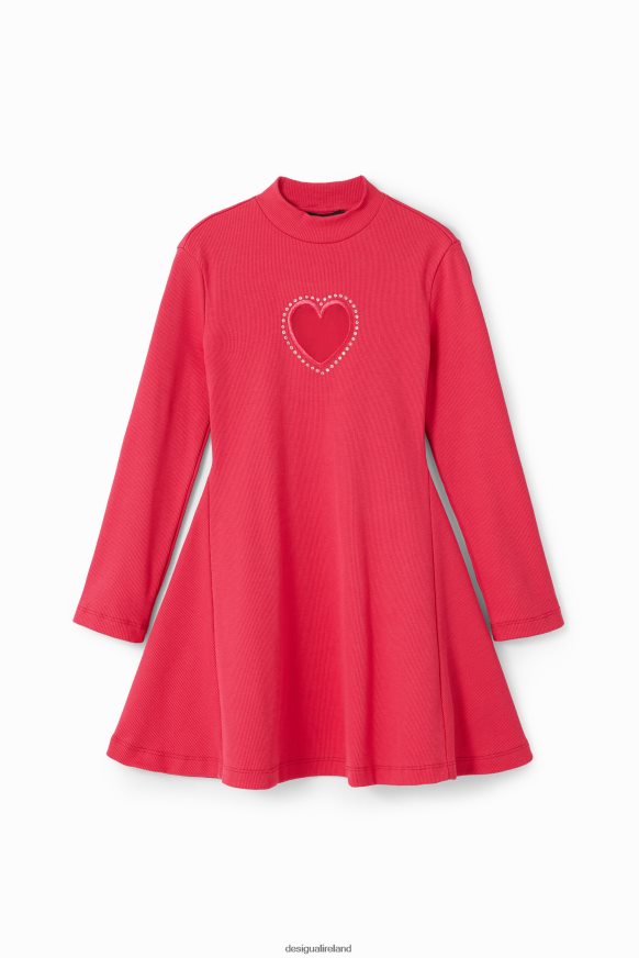 Desigual Girl Heart cut-out dress Clothing PFVZ0B1738