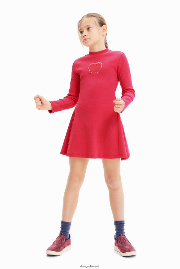 Desigual Girl Heart cut-out dress Clothing PFVZ0B1738