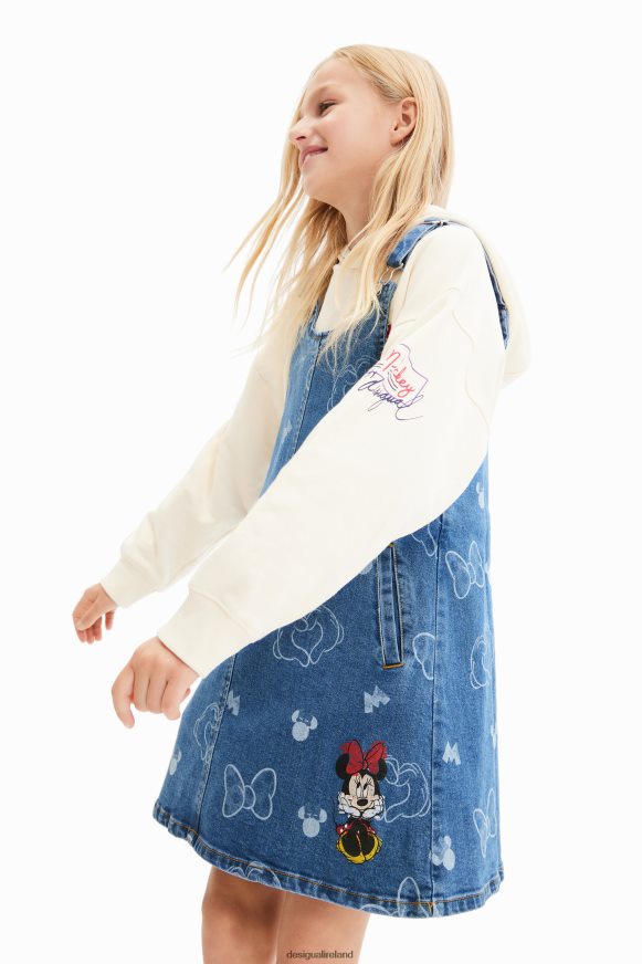 Desigual Girl Minnie Mouse denim pinafore dress Clothing PFVZ0B1715