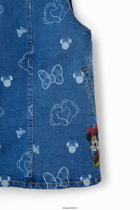 Desigual Girl Minnie Mouse denim pinafore dress Clothing PFVZ0B1715