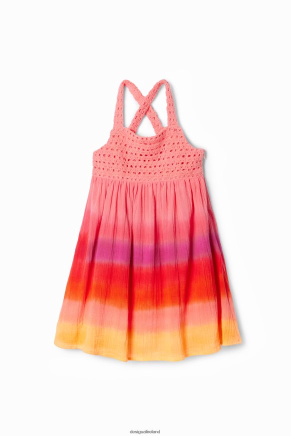 Desigual Girl Multicolour crochet dress Clothing PFVZ0B1734