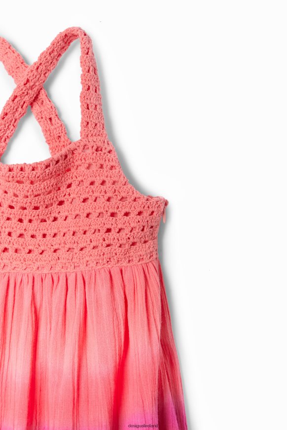 Desigual Girl Multicolour crochet dress Clothing PFVZ0B1734