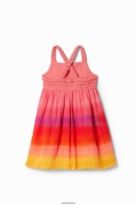 Desigual Girl Multicolour crochet dress Clothing PFVZ0B1734