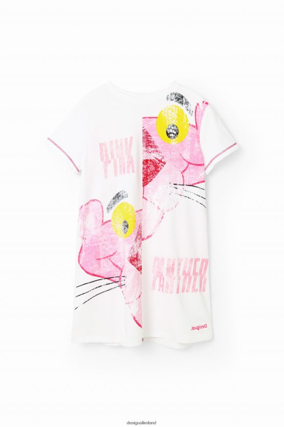Desigual Girl Pink Panther T-shirt dress Clothing PFVZ0B1827