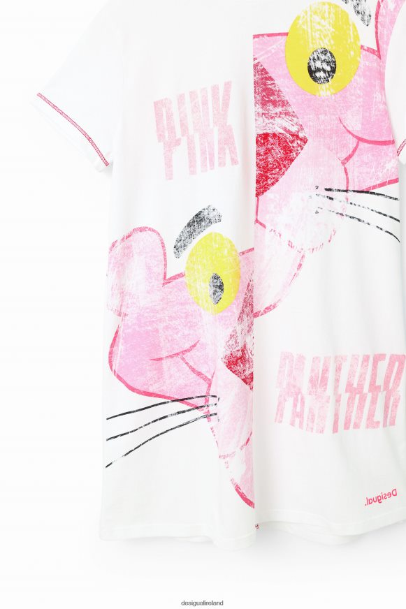 Desigual Girl Pink Panther T-shirt dress Clothing PFVZ0B1827
