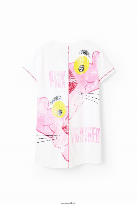 Desigual Girl Pink Panther T-shirt dress Clothing PFVZ0B1827