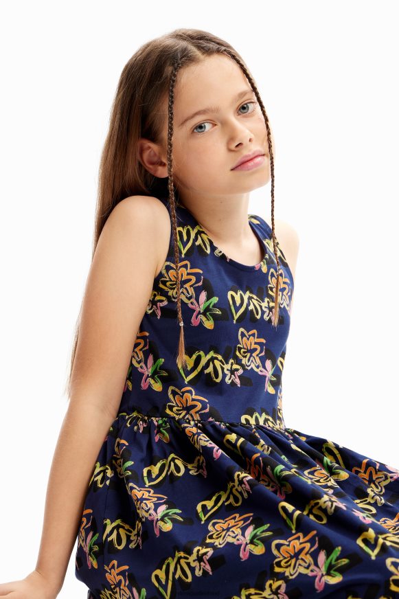 Desigual Girl Sleeveless Love dress Clothing PFVZ0B1818