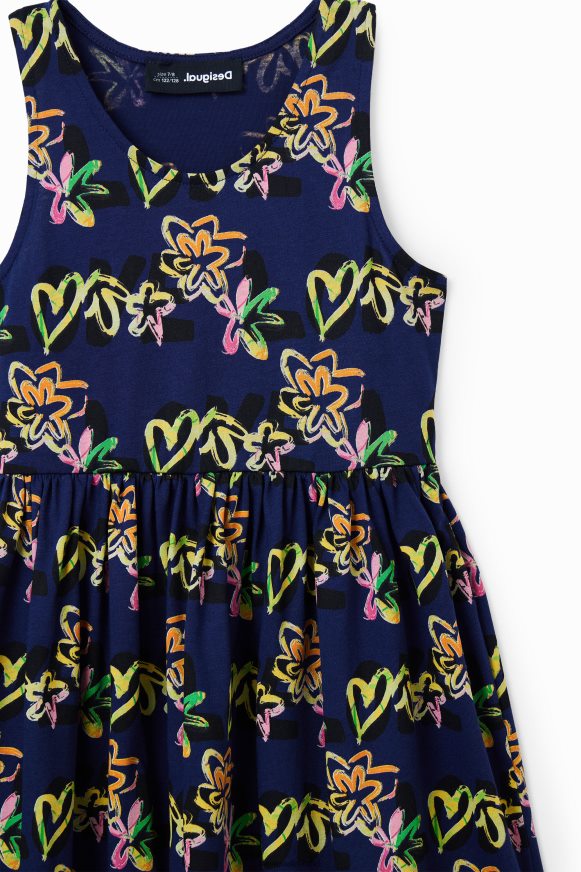 Desigual Girl Sleeveless Love dress Clothing PFVZ0B1818