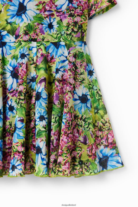 Desigual Girl Tulle flower dress Clothing PFVZ0B1790