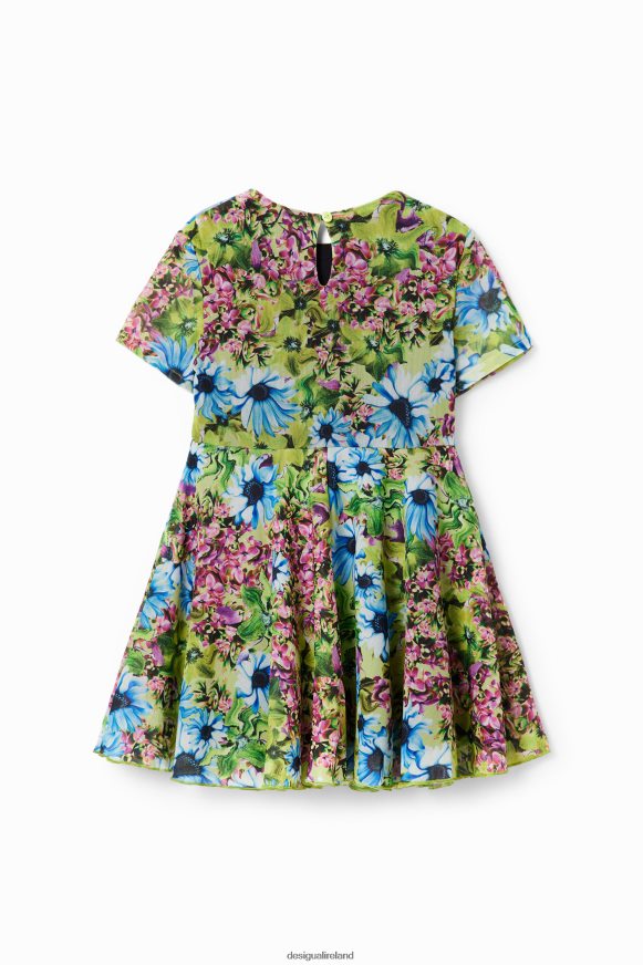 Desigual Girl Tulle flower dress Clothing PFVZ0B1790
