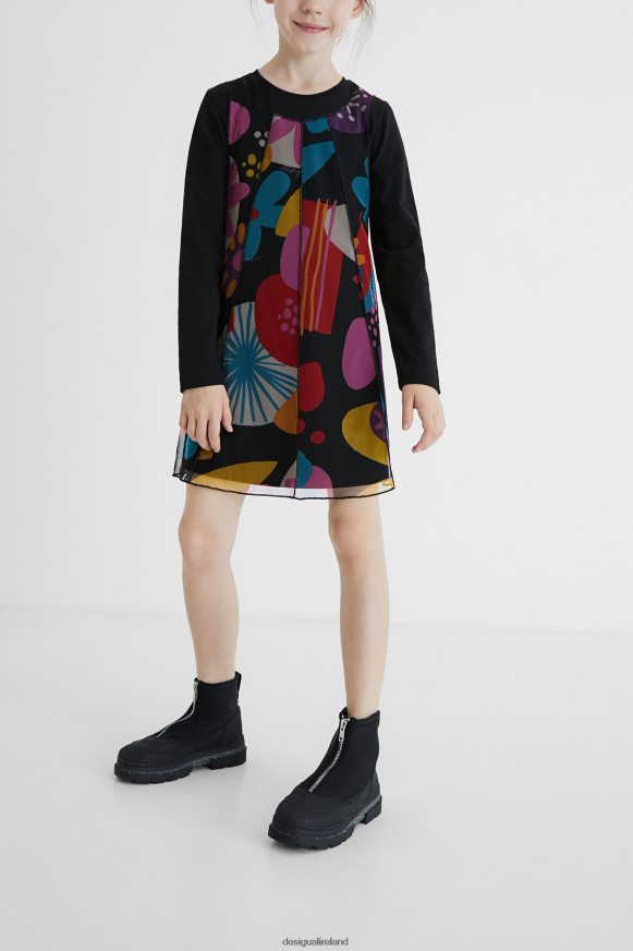 Desigual Girl Tulle print dress Clothing PFVZ0B1760