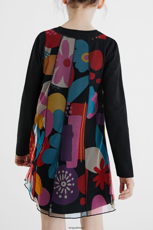 Desigual Girl Tulle print dress Clothing PFVZ0B1760
