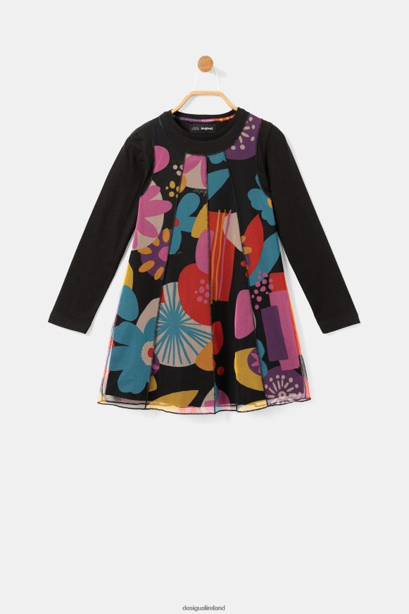 Desigual Girl Tulle print dress Clothing PFVZ0B1760