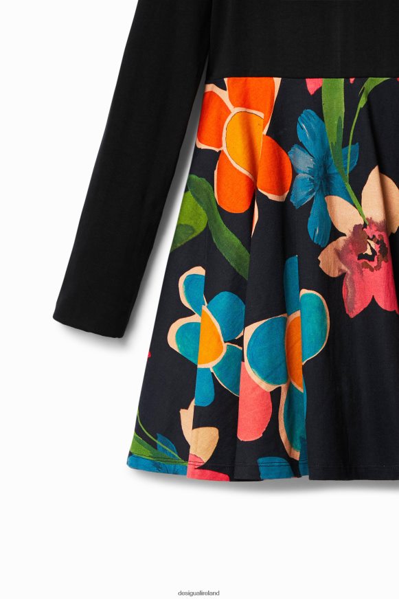 Desigual Girl Two-in-one floral dress Clothing PFVZ0B1875