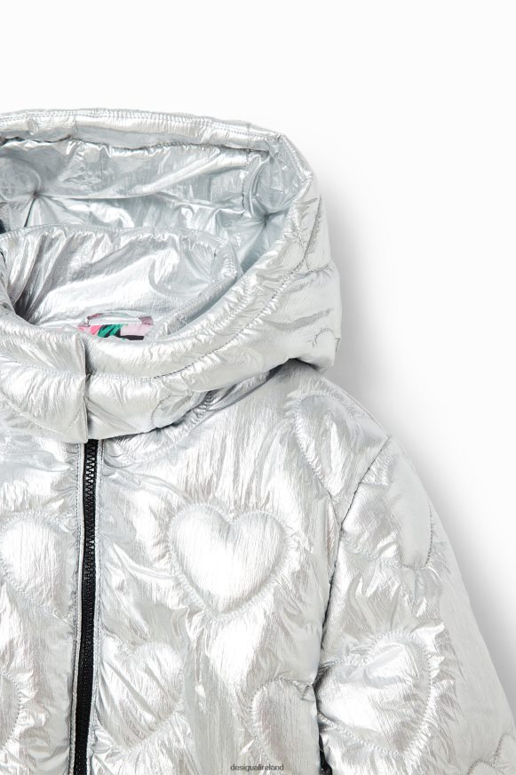 Desigual Girl Padded heart jacket Clothing PFVZ0B1873